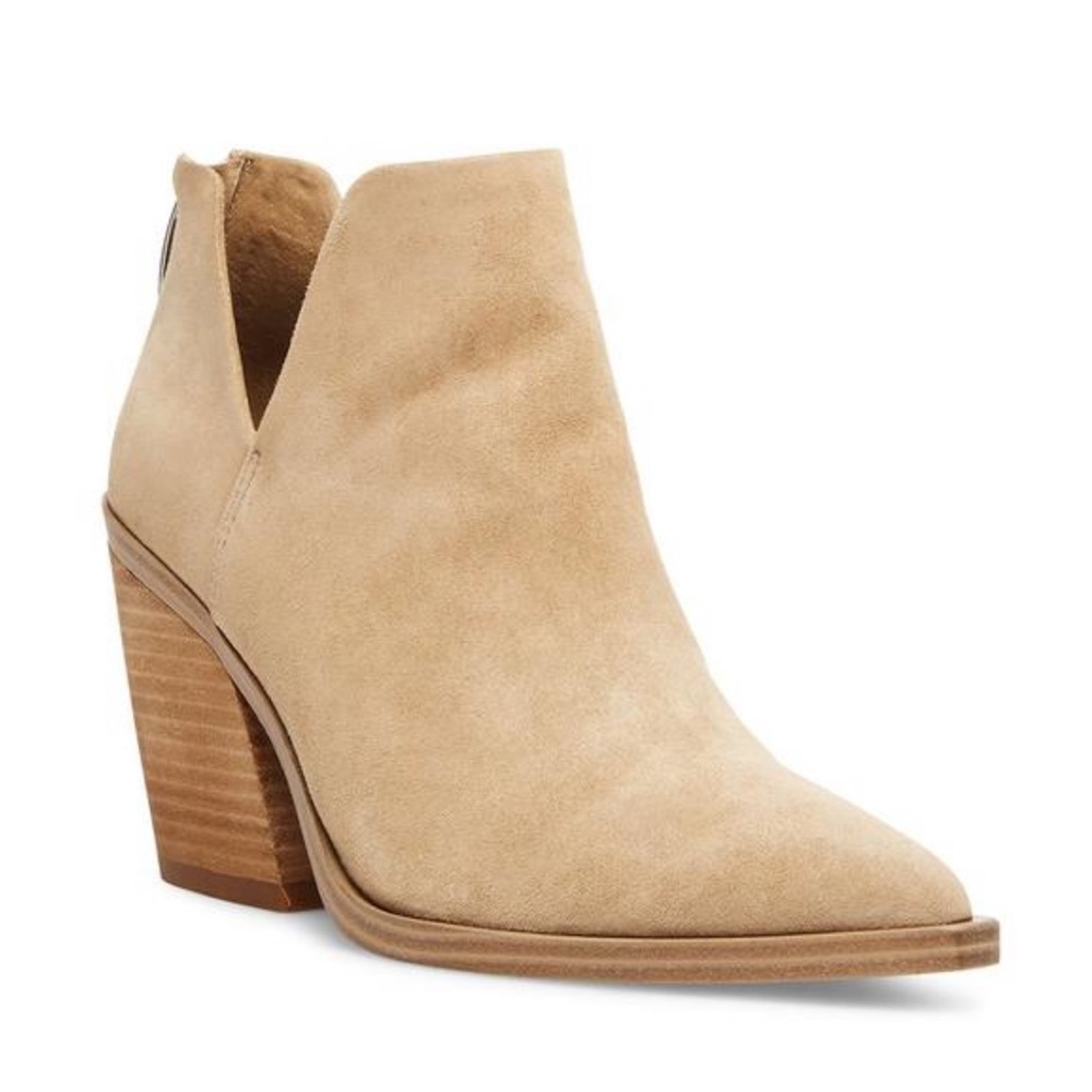 Steve Madden Camryn Tan Suede Bootie